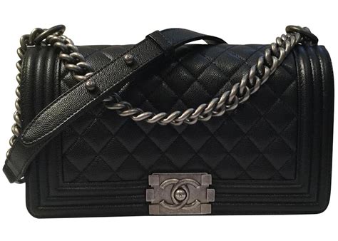 chanel le boy taupe medium caviar|The Ultimate Guide to the Chanel Boy Bag .